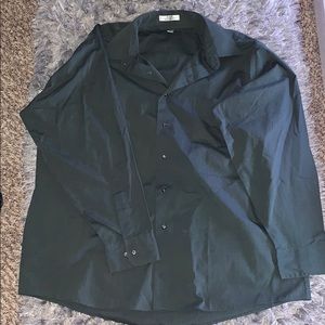 Green button up Mens